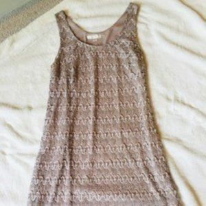 Boston Proper silver dress